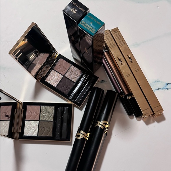 Yves Saint Laurent Eyeshadow clutch Palette & Mascara & liners! NEW - Picture 1 of 3
